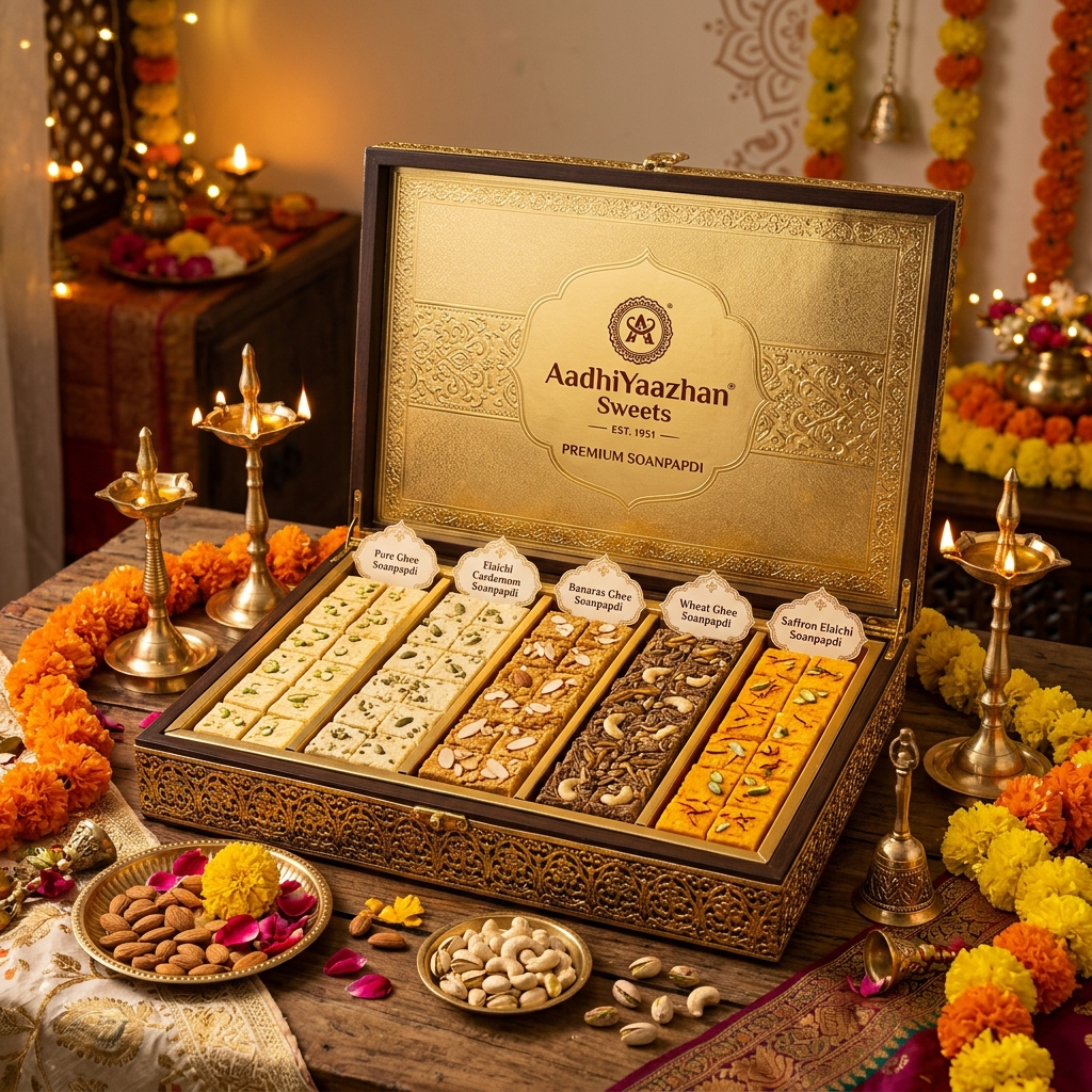 Grand Festive Sweet Box - AadhiYaazhan Sweets