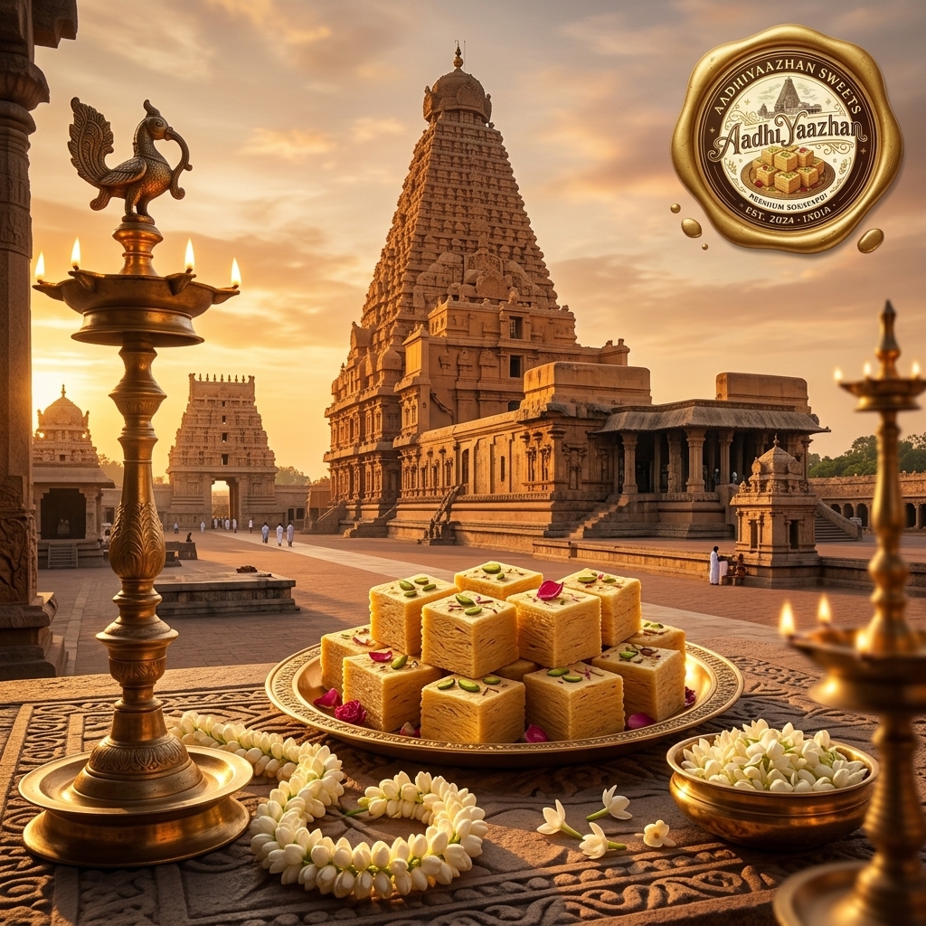Tanjore Temple Sweet Offering